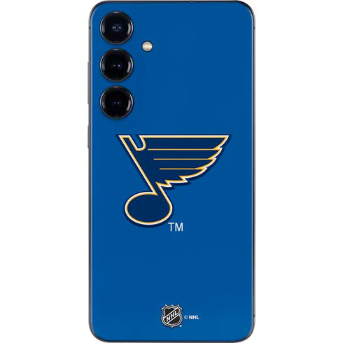NHL St. Louis Blues Solid Background Galaxy S25 Skin